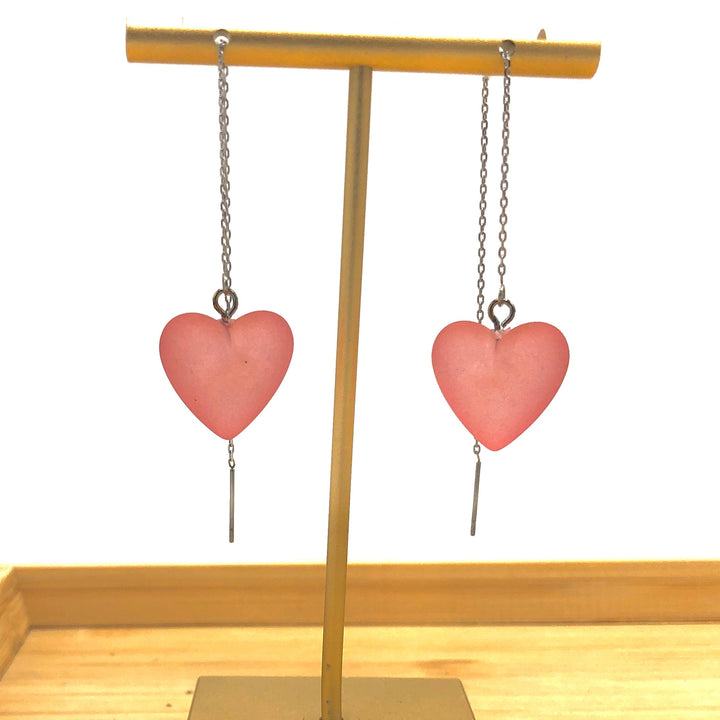 Heartstrings Threader Earrings by Leetie Lovendale (Preorder: Ships in 2-3 Weeks)
