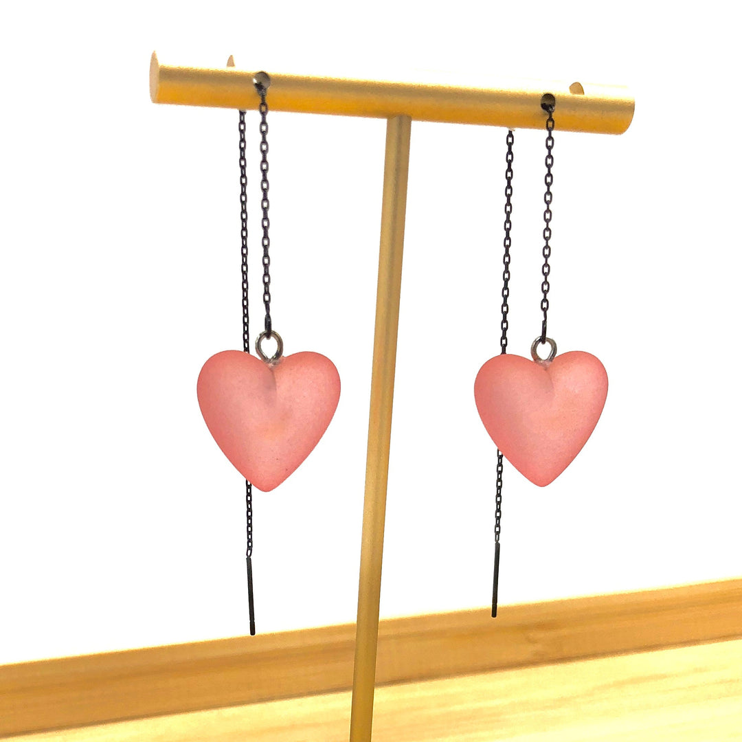 Heartstrings Threader Earrings by Leetie Lovendale (Preorder: Ships in 2-3 Weeks)