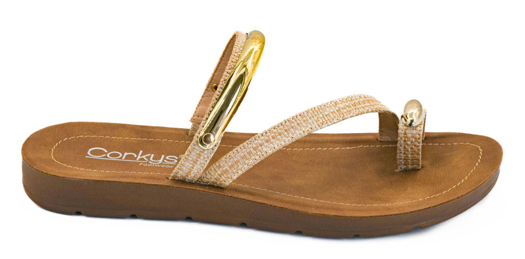 SHOE PARTY! Hit The Strip Raffia by Corkys (Ships in 2-3 Weeks)