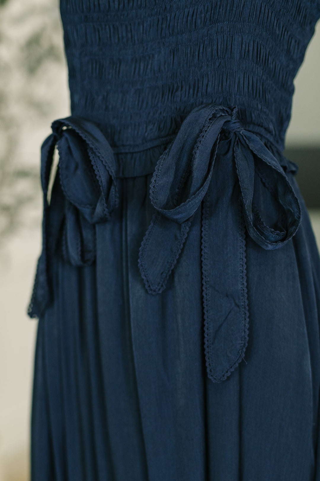 Hold Me Down Midi Dress in Navy - 7/30