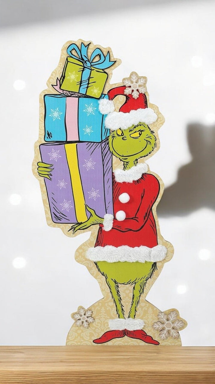 Grinch Easel Decor