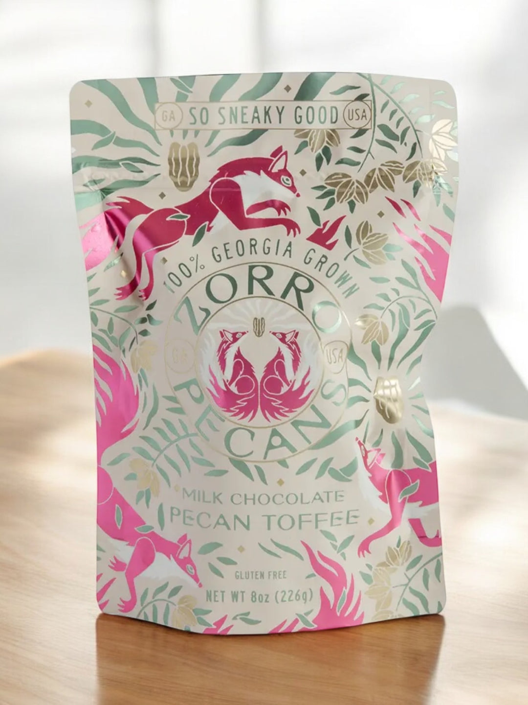 Milk Chocolate Pecan Toffee by Zorro Pecans