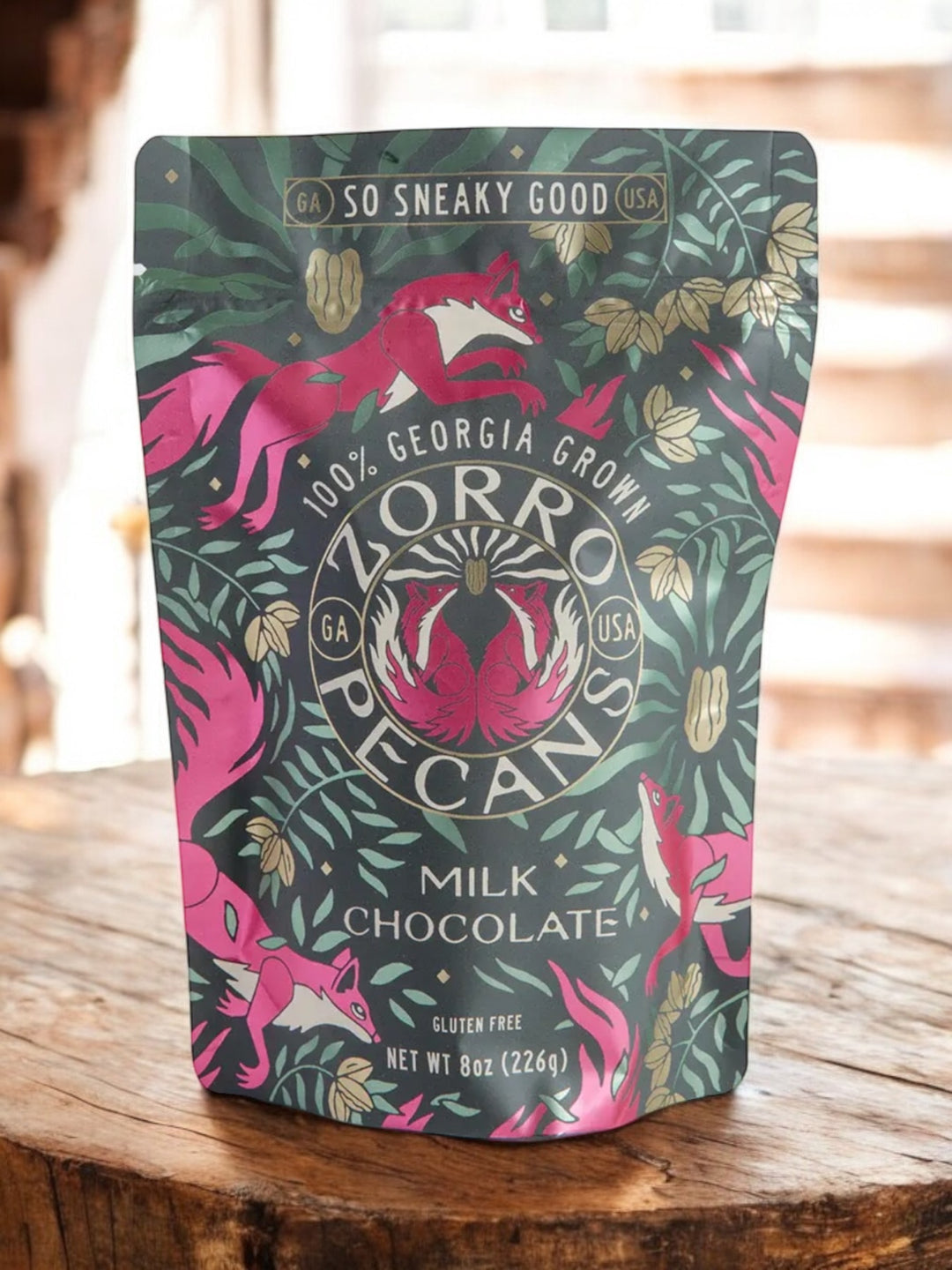 Milk Chocolate Zorro Pecans