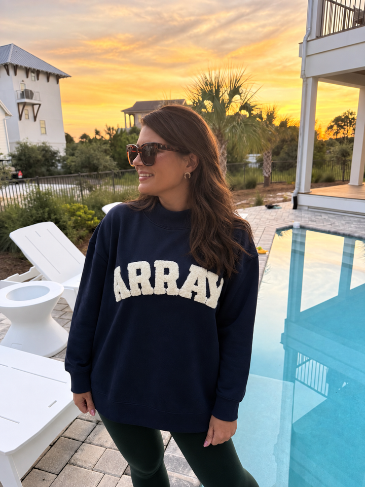 'Array' Sweatshirt in Navy