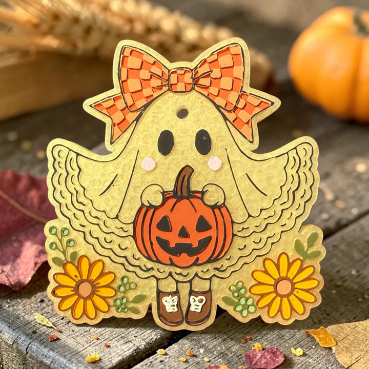 JULY PREORDER: Pumpkin Patch Ghost Freshie by Bug & Bean (Ships in 3-4 Weeks)