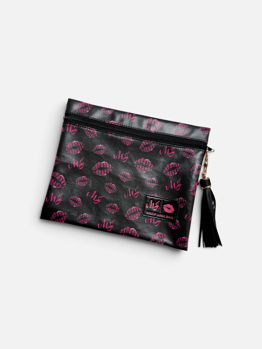 MJ Logo Lips Small Top Zip by Makeup Junkie (Ready to Ship)