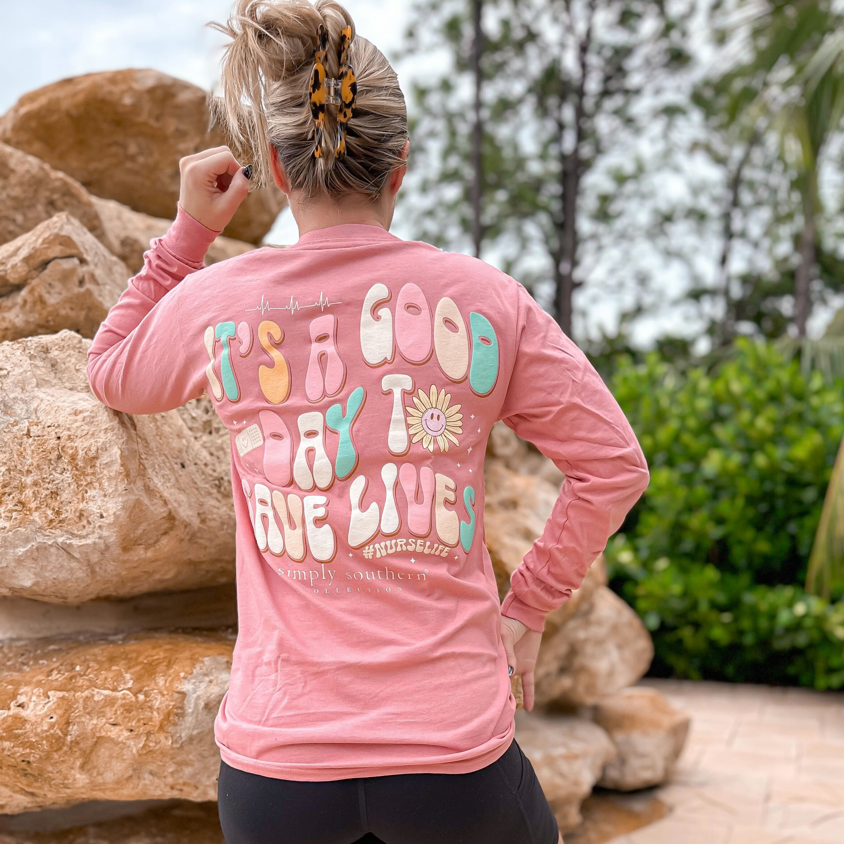 'Good Day To Save Lives' Long Sleeve Tee by Simply Southern