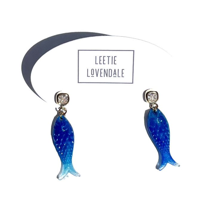 Charming Fish Earrings by Leetie Lovendale (Preorder: Ships in 2-3 Weeks)
