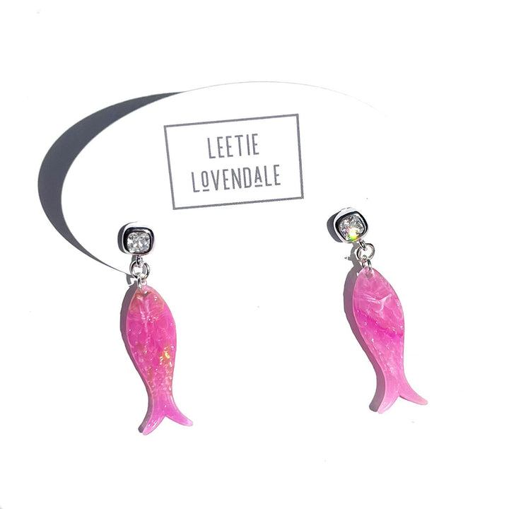 Charming Fish Earrings by Leetie Lovendale (Preorder: Ships in 2-3 Weeks)