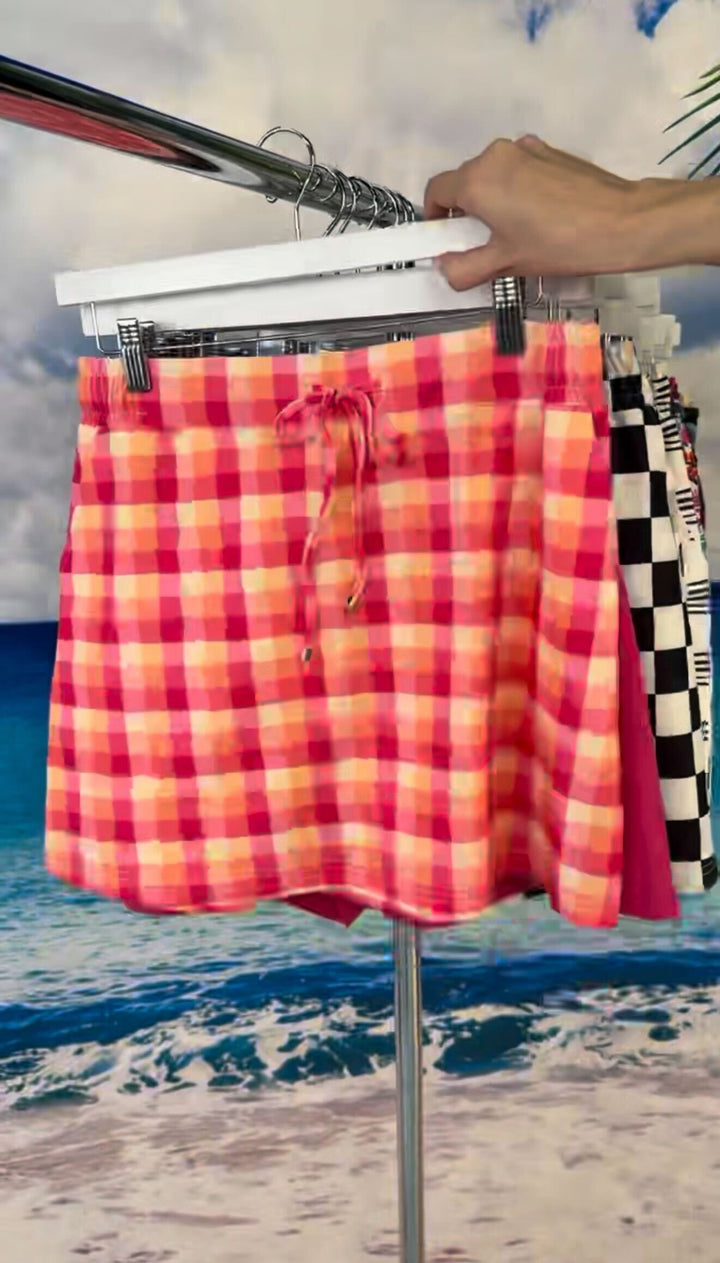 Summer Crush Plaid Skort By Jess Lea