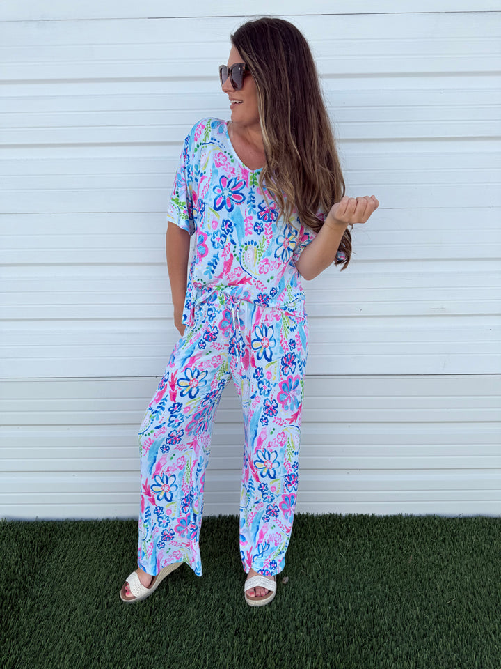 Dear Scarlett Cabana Set in Aqua