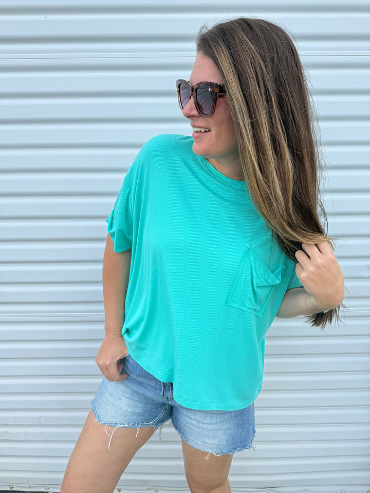Bare Necessitee Relaxed Tee in Mint