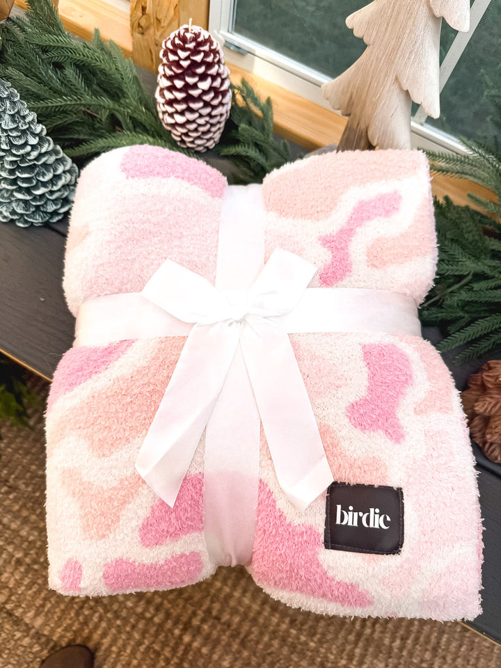 Blanket in Sugar Bloom Duck Camo by BIRDIE (Ships in 3-4 Weeks)