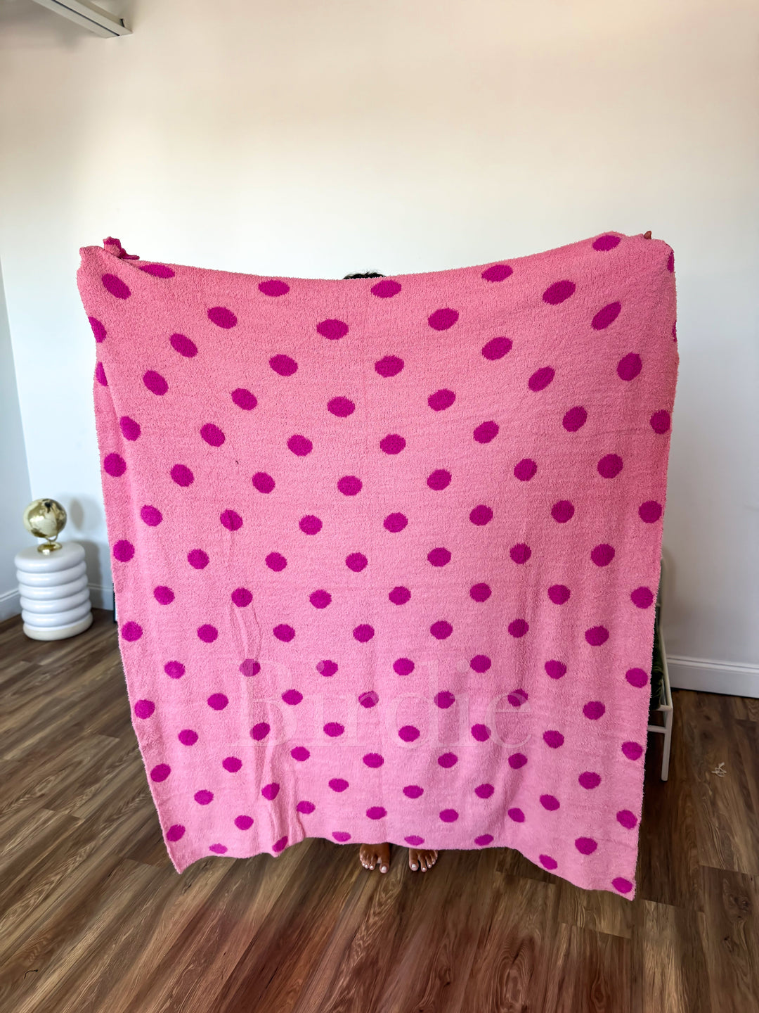 Reversible Blanket in Pinky Promise Dot by Birdie (Ships in 2-3 Weeks)