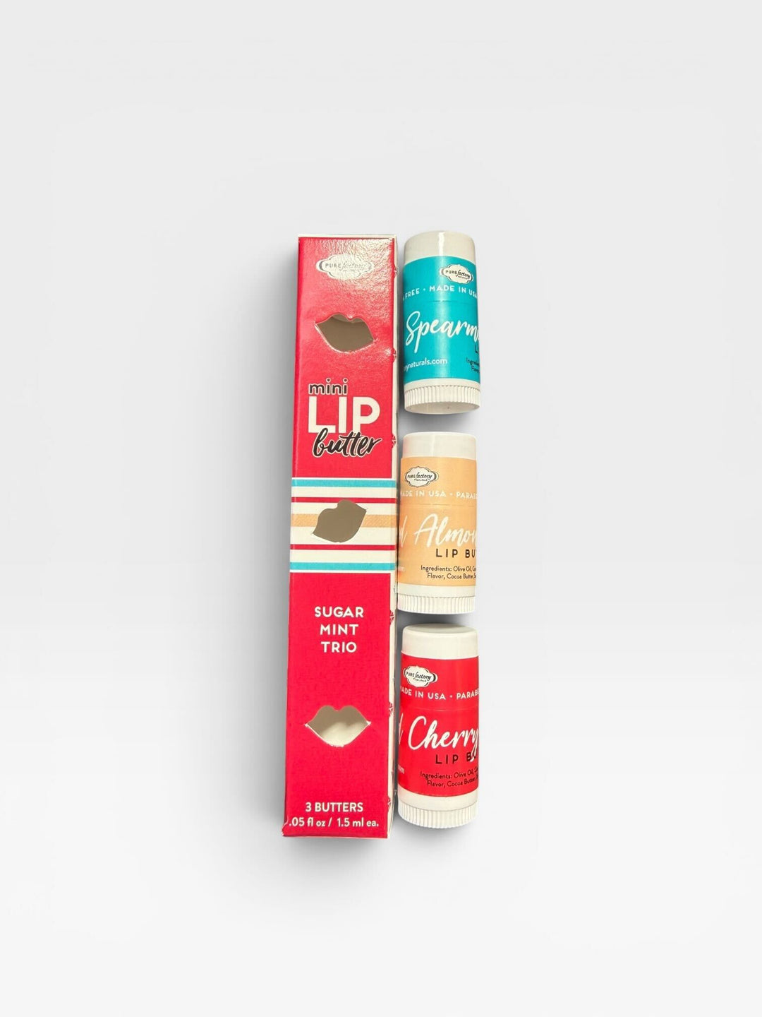 Mini Lip Butter Box - Sugar Mint Trio by Pure Factory (Ships in 3 Weeks)