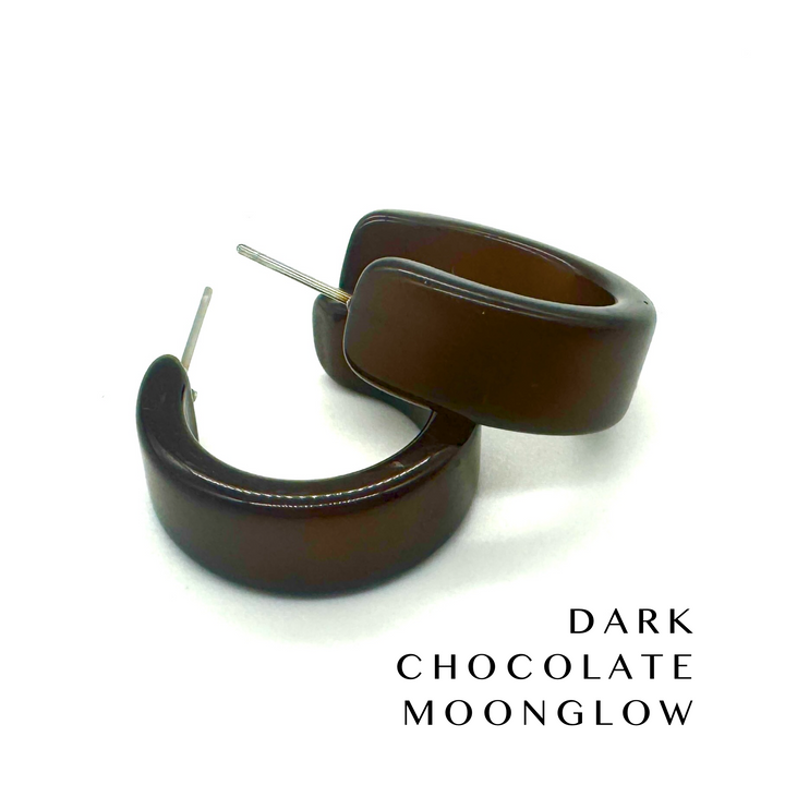 Moonglow Clara Hoop Earrings by Leetie Lovendale (Preorder: Ships in 2-3 Weeks)