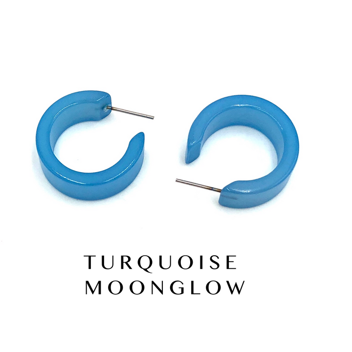 Moonglow Clara Hoop Earrings by Leetie Lovendale (Preorder: Ships in 2-3 Weeks)