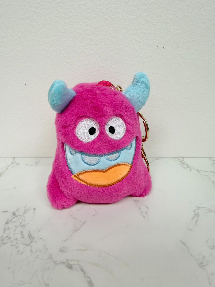 Cute Pink Monster Keychain & Bag Charm