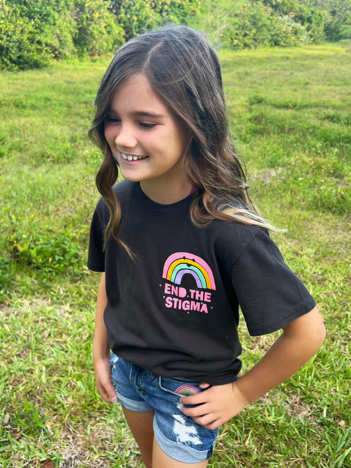Youth 'Mental Health Matters' Multicolor Graphic Tee: Prep Obsessed x Weather With Lauren