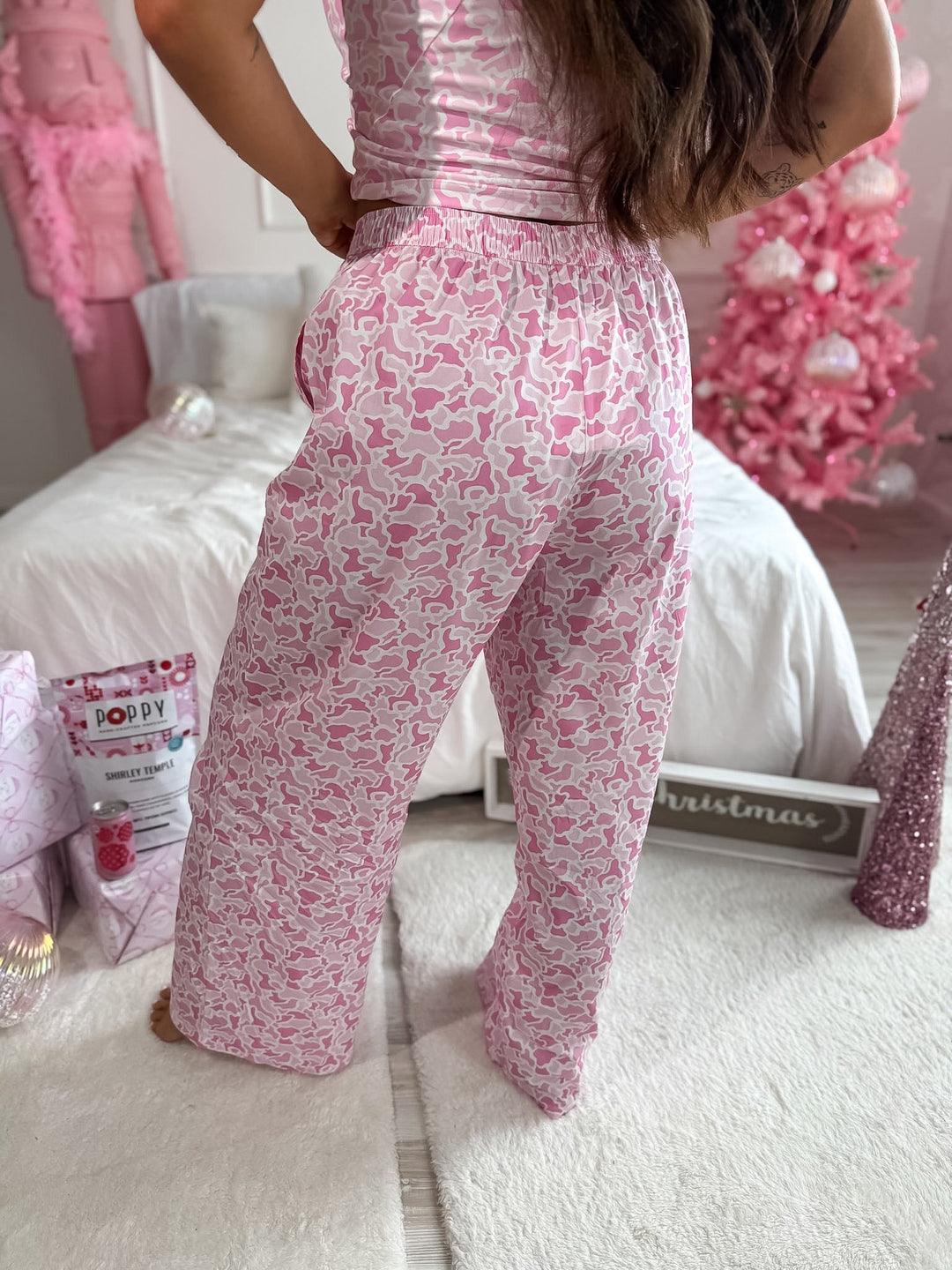 Day Off Boxer Pants in Sugar Bloom Duck Camo by BIRDIE (Ships in 3-4 Weeks)