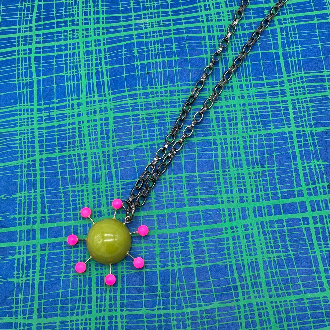 Jumbo Sputnik Necklace by Leetie Lovendale (Preorder: Ships in 2-3 Weeks)
