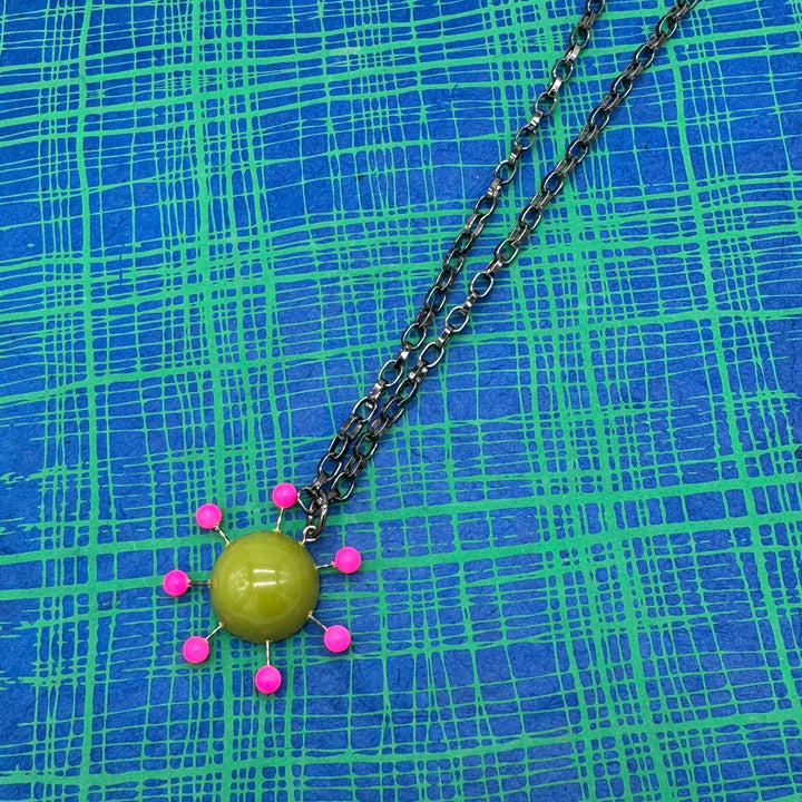 Jumbo Sputnik Necklace by Leetie Lovendale (Preorder: Ships in 2-3 Weeks)