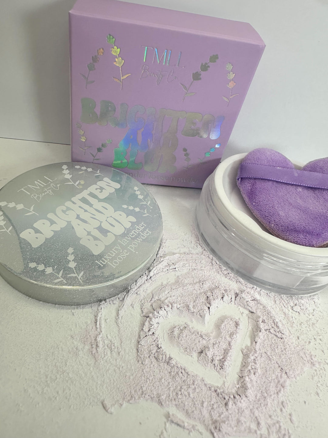 JUNE PREORDER: Brighten & Blur Lavender Setting Powder by TMLL (Ships in 2-3 Weeks)