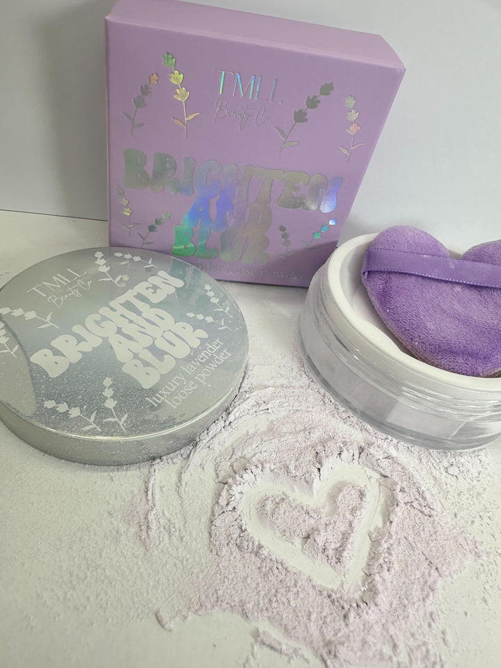 JUNE PREORDER: Brighten & Blur Lavender Setting Powder by TMLL (Ships in 2-3 Weeks)