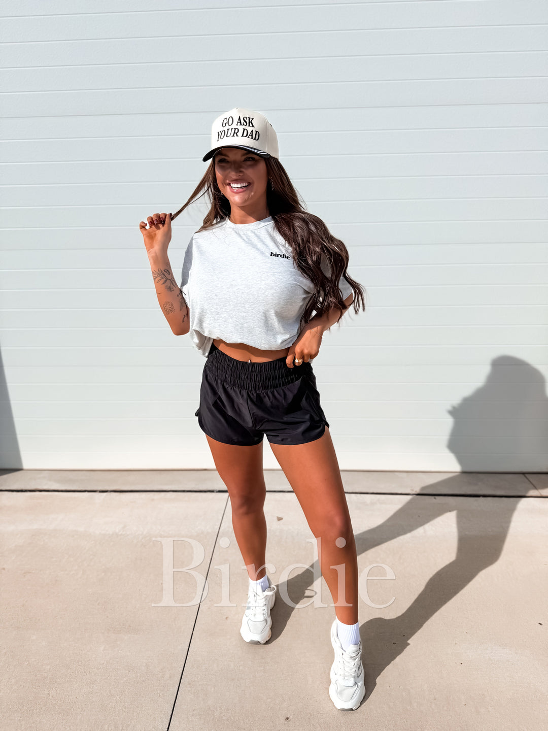 Motion Relaxed Tee in Heather Gray by Birdie (Ships in 2-3 Weeks)