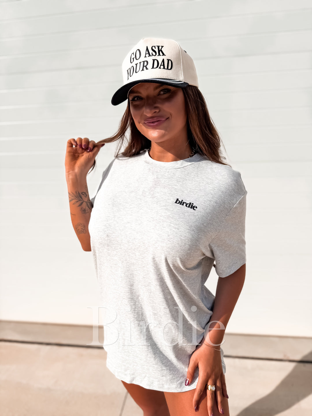 Motion Relaxed Tee in Heather Gray by Birdie (Ships in 2-3 Weeks)