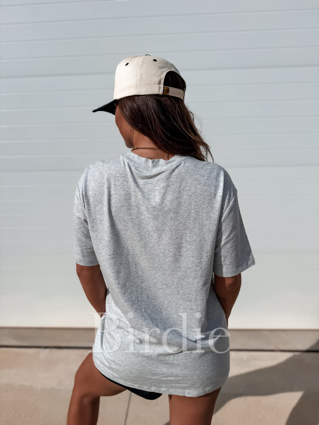 Motion Relaxed Tee in Heather Gray by Birdie (Ships in 2-3 Weeks)
