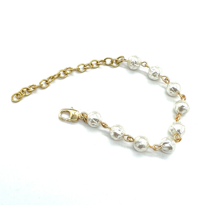 Wabi Pearl Betsy Bracelet by Lettie Lovendale (Ships in 2-3 Weeks)