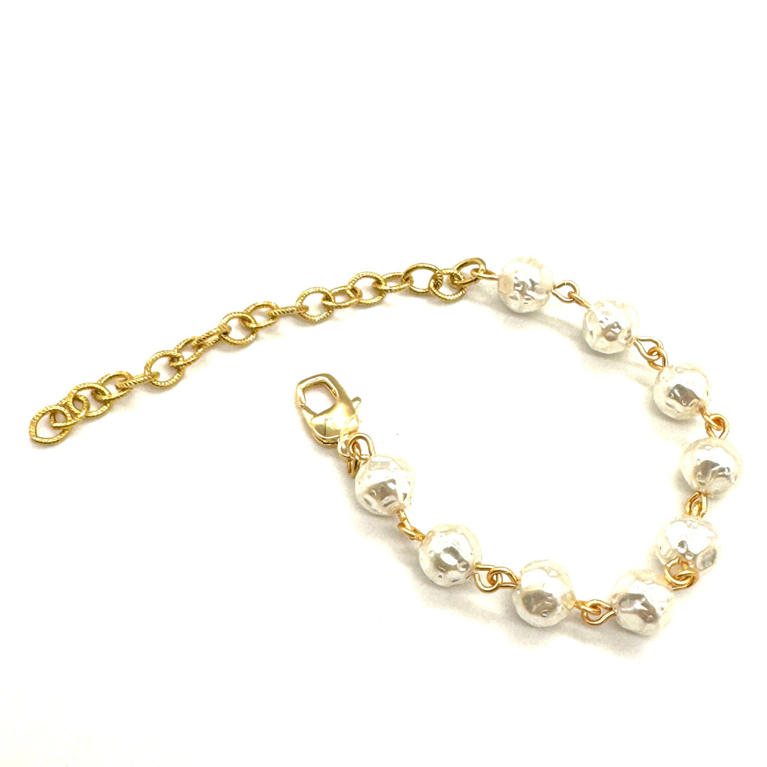 Wabi Pearl Betsy Bracelet by Lettie Lovendale (Ships in 2-3 Weeks)