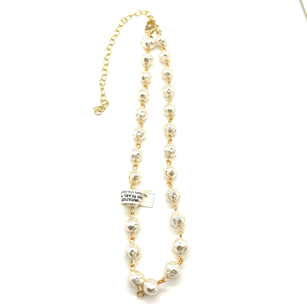 Wabi Pearl Amelia Necklace by Lettie Lovendale (Ships in 2-3 Weeks)