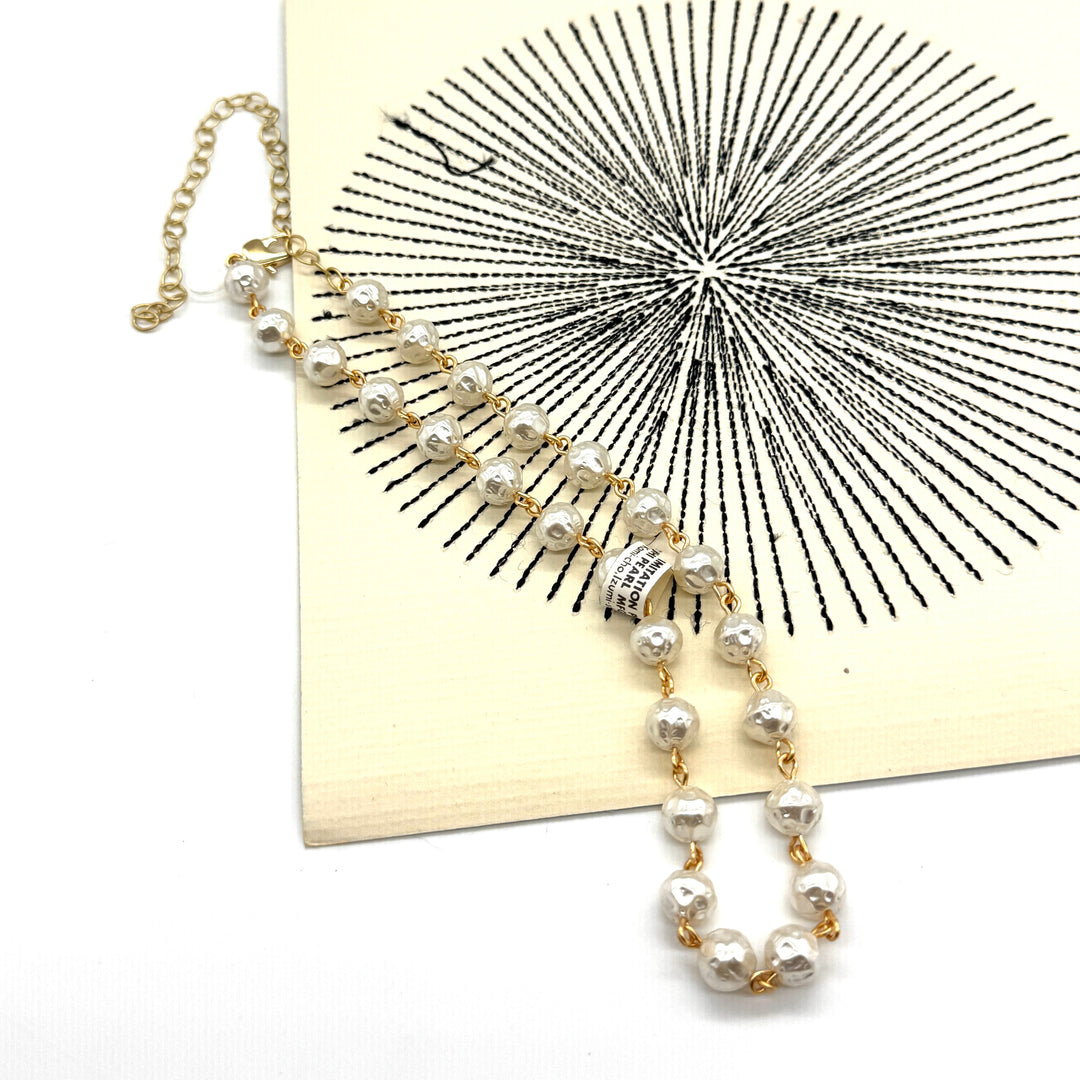 Wabi Pearl Amelia Necklace by Lettie Lovendale (Ships in 2-3 Weeks)