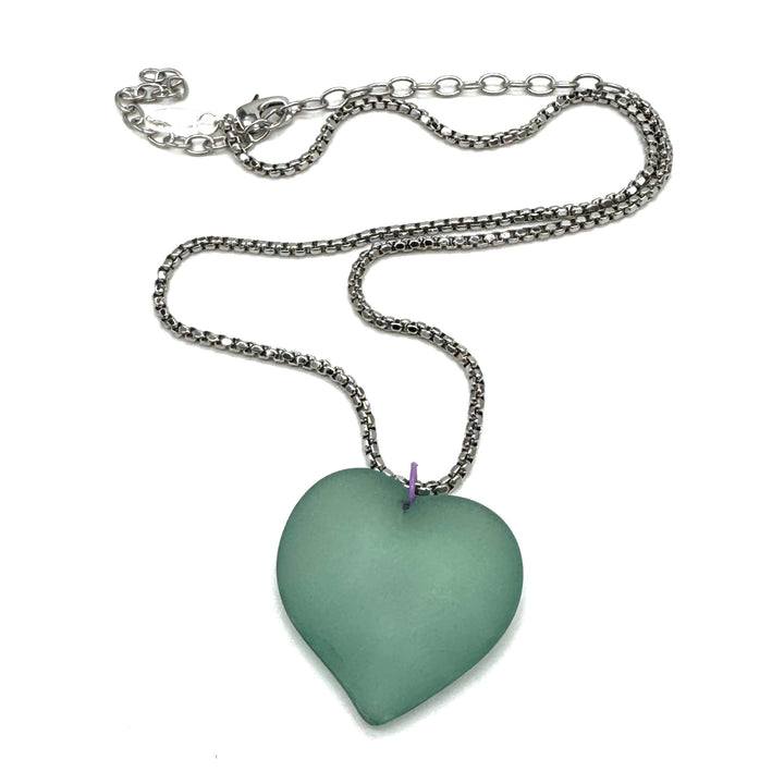 Wavy Heart Necklace by Leetie Lovendale (Preorder: Ships in 2-3 Weeks)