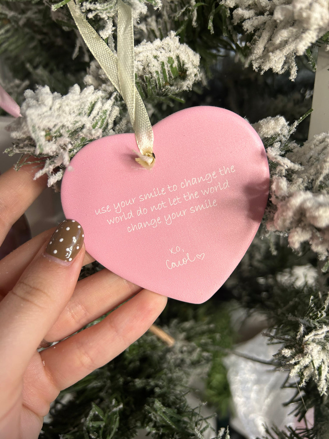 beaut. Christmas ornament by beauty.beautyco (Ships in 3-4 Weeks)