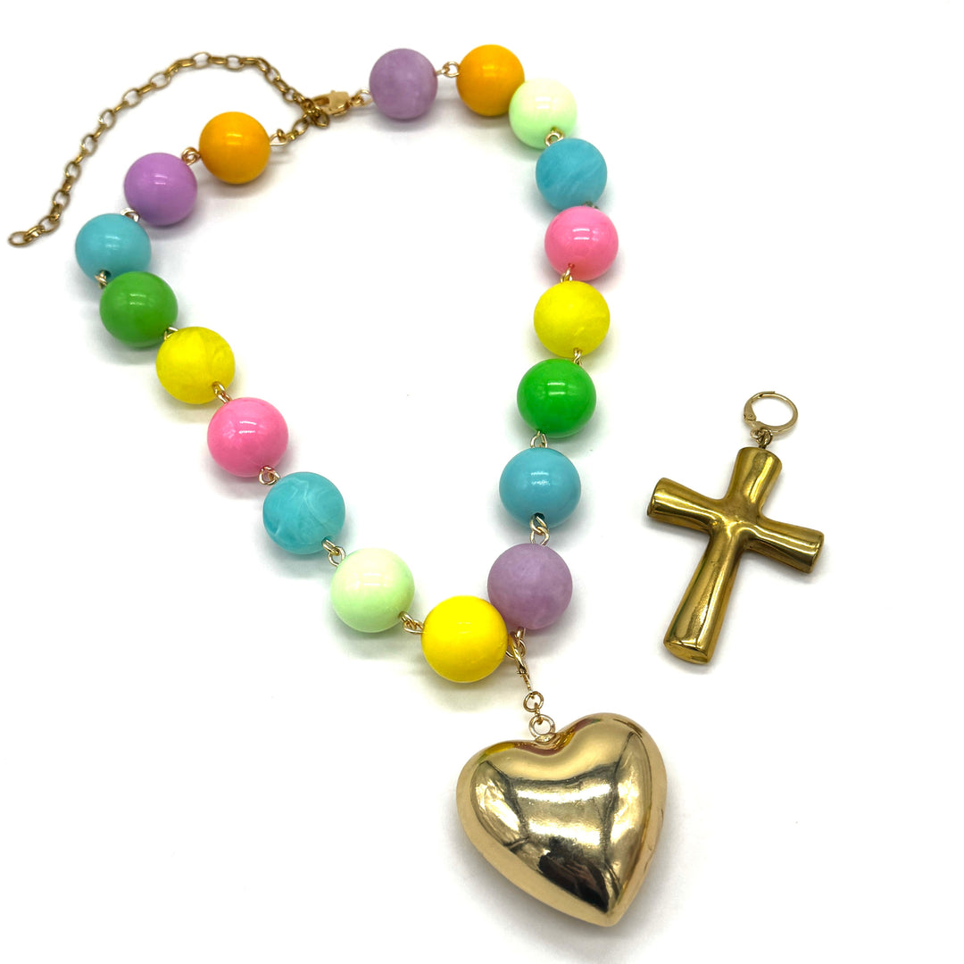 Love Sunday Mornings Necklace by Leetie Lovendale (Preorder: Ships in 2-3 Weeks)