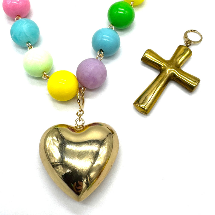 Love Sunday Mornings Necklace by Leetie Lovendale (Preorder: Ships in 2-3 Weeks)
