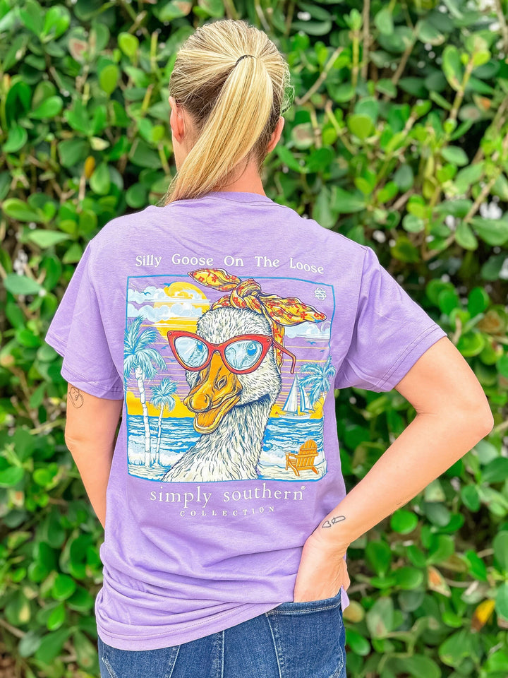 'Silly Goose on the Loose' Short Sleeve Tee by Simply Southern