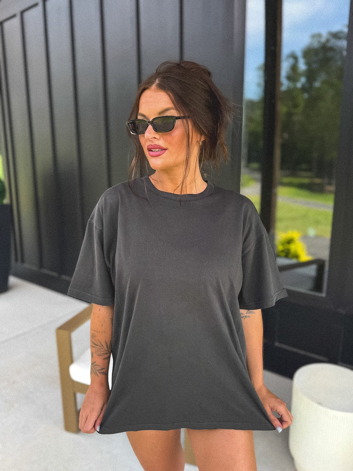 The Always Tee in Black Smoke by BIRDIE (Ships in 3-4 Weeks)
