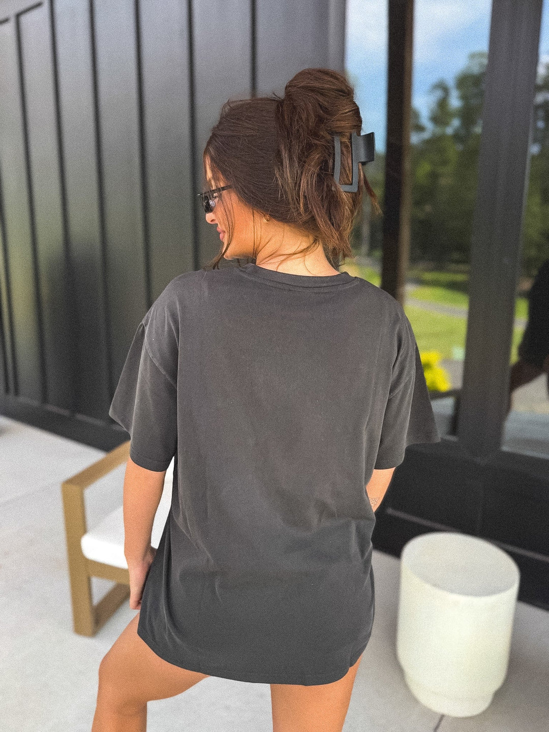 The Always Tee in Black Smoke by BIRDIE (Ships in 3-4 Weeks)