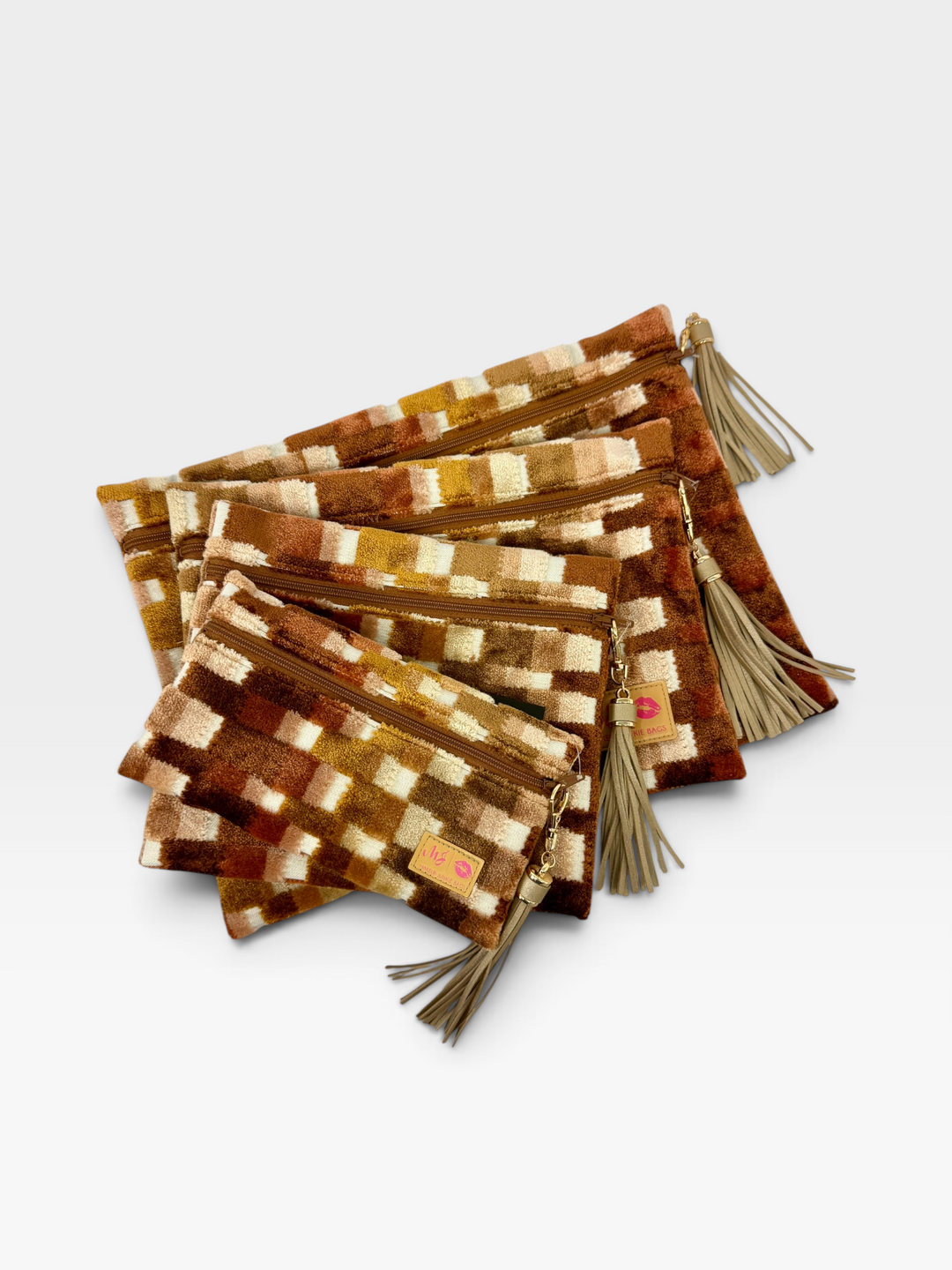 Phoenix Top Zip Flat Bags by Makeup Junkie Bags (Ready to Ship)