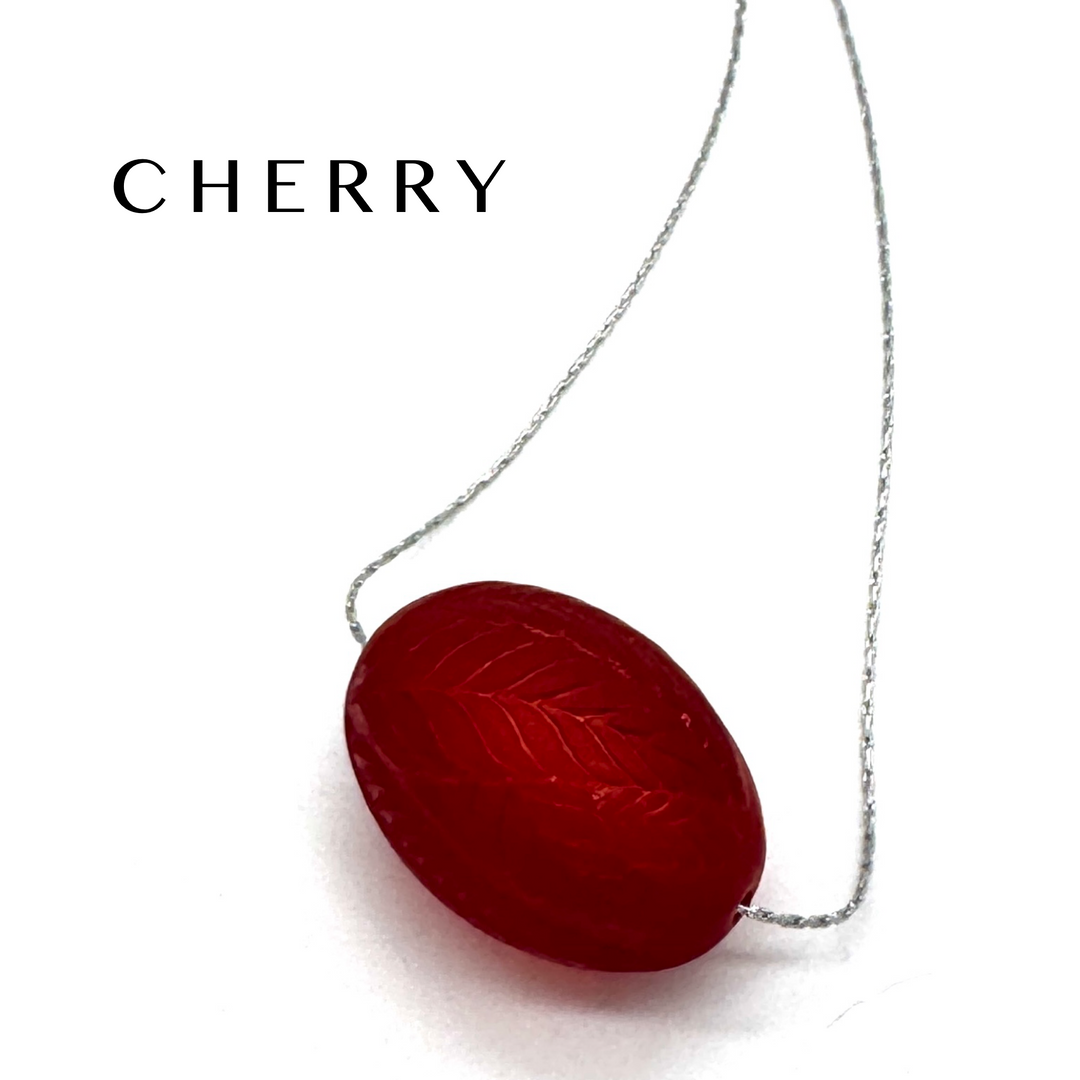 Laurel Leaf Slide Bead Necklace by Leetie Lovendale (Preorder: Ships in 2-3 Weeks)