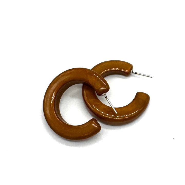 Shellshine Hoop Earrings by Leetie Lovendale (Preorder: Ships in 2-3 Weeks)