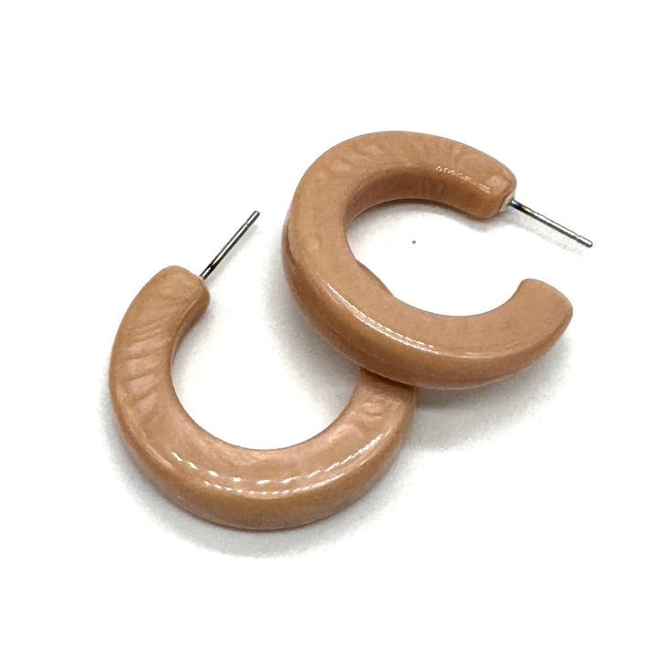 Shellshine Hoop Earrings by Leetie Lovendale (Preorder: Ships in 2-3 Weeks)