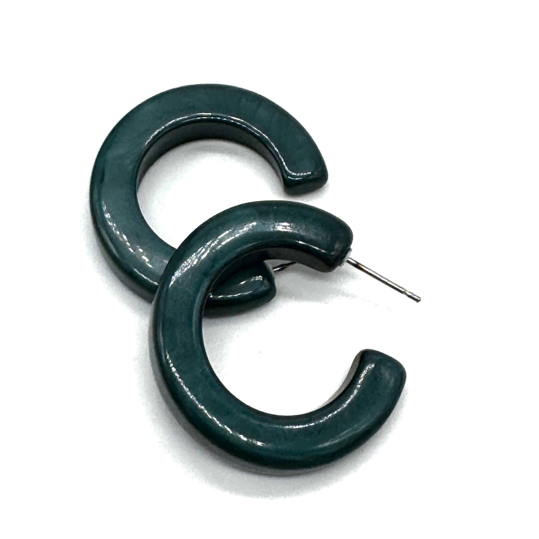 Shellshine Hoop Earrings by Leetie Lovendale (Preorder: Ships in 2-3 Weeks)