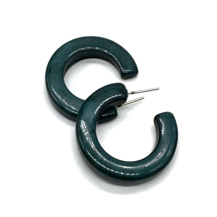 Shellshine Hoop Earrings by Leetie Lovendale (Preorder: Ships in 2-3 Weeks)