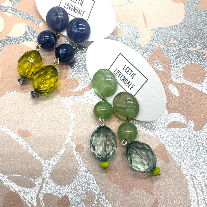 Gem Mirage Earrings by Leetie Lovendale (Preorder: Ships in 2-3 Weeks)