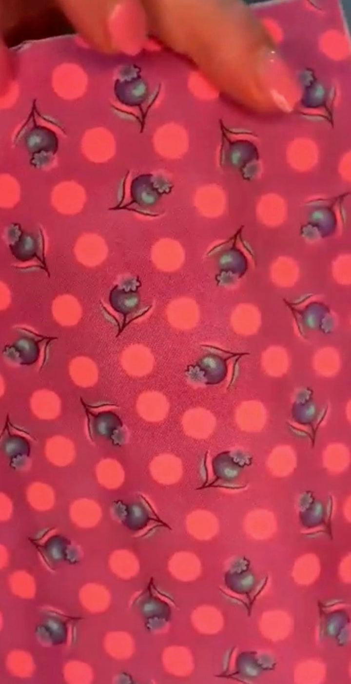 Melon Dots Multi Use Pouch Single Ladies by Makeup Junkie (Ships in 3-4 Weeks)